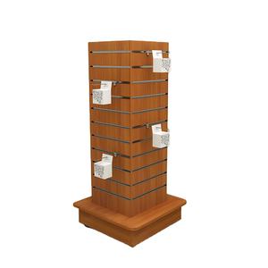 Étagère de présentation en bois pour vêtements, avec panneau en kapok, marque personnalisée, unique, mécanique, pour magasin - Product Image 1