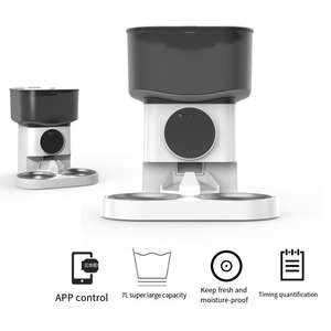 Comedero Automático Inteligente para Perros y Gatos, Dispensador de Comida, Tazón de Acero Inoxidable, Sobaka Koshka Miska - Product Image 4