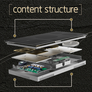 Placa de Inducción Híbrida Inteligente Doopen de Cinco Quemadores con Función de Configuración de Recibos y Control por Wifi - Product Image 5
