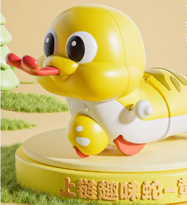 QF QF-s1 2026 nouveau dessin animé mignon serpent horloge liquidation jouets bébé Simulation torsion ramper Animal chaîne-up coulissant en plastique 2-4 - Product Image 3