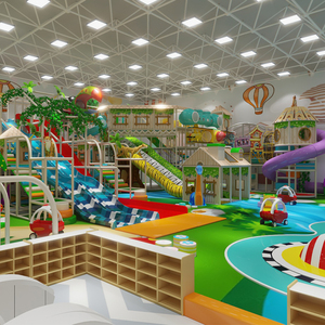 Trẻ em chất lượng cao không gian chủ đề Sân chơi trong nhà trung tâm với các slide lớn cho trẻ em thiết bị chơi mềm - Product Image 3