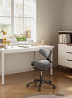 Tabouret de bureau pivotant moderne réglable en hauteur, chaise de bar multi-usages pour la maison, le salon, le bar, le salon de coiffure et les espaces calmes