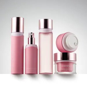 2024 Customized Plastic Stretch Mark Removal Cream Jar Bottles Female Cosmetic Spots Skincare Packaging Set 15ml 30ml 50ml