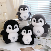 Peluche pingouin mignon, doux et moelleux, jouet en peluche rond et gras, animal arctique en peluche, compagnon de sommeil, cadeau d'anniversaire pour enfants
