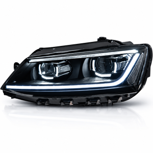 Kit de modernisation de phares LED pour <span class=keywords><strong>Volkswagen</strong></span> Sagitar 2012-<span class=keywords><strong>2018</strong></span> avec feux de jour DRL, clignotants séquentiels et lentille de projecteur - Product Image 1