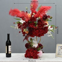 Ensemble de 6 vases minimalistes pour centre de table de mariage, vases en verre avec fleurs artificielles pour une décoration de table bohème moderne