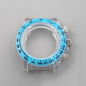 Pieza de Repuesto para Reloj, Caja de Reloj de Acrílico y Goma de 39 mm, Múltiples Opciones de Estilo, Compatible con el Movimiento de Cuarzo VK63 - Product Image 6