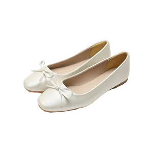 High Quality Wholesale Style Classic Women'S Flat <b>Shoes</b> Bow Square Toe Slip-On Super Soft Foldable Autumn Nurse <b>Driving</b> Pregnant - Product Image 1