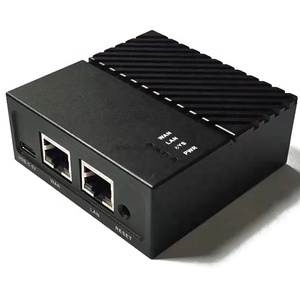 FriendlyElec เราเตอร์ <span class=keywords><strong>Nanopi</strong></span> <span class=keywords><strong>R4S</strong></span> ขนาดเล็กแบบพกพา,เราเตอร์ OpenWRT พร้อมพอร์ตอีเธอร์เน็ต Dual-Gbps 4GB LPDDR4ใช้ Soc RK3399สำหรับ IOT - Product Image 1