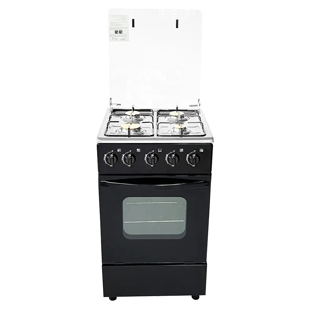 Xunda Harga Murah 500Mm Built In Oven 4 Pembakar Gas Kompor Gas Berdiri Bebas Kompor dan Oven