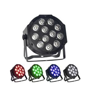 Precio de Fábrica, 12 Piezas, Luz LED Par de 12w, DMX RGBW 4en1, para Bodas y Fiestas - Product Image 1