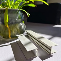 Bordure de conduit en PVC souple moulé par injection, haute résistance aux chocs, pour panneaux de conduits PIR phénoliques, systèmes CVC pour hôpitaux et écoles