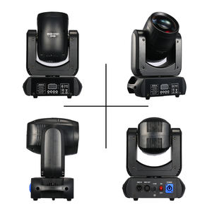 Yunqiミニビーム150W LEDムービングヘッドライト12CH <span class=keywords><strong>DMX</strong></span>サウンドアクティブRGBW IP33 18プリズム6000KディスコDJパーティーステージナイトクラブ - Product Image 6