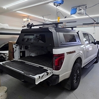 Couverture de benne de camionnette en aluminium OEM, hardtop personnalisé, coque de camping imperméable, protection de cargaison arrière pour Tacoma F150 Sierra