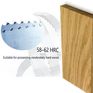Lame de scie à ruban professionnelle en carbure de stélite pour bois massif, vente en gros d'usine, pour travail rapide du bois et scierie - Product Image 2