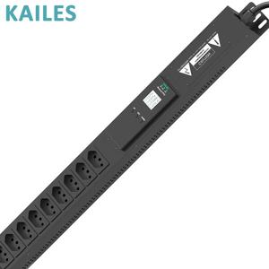 KAILES(KLS) Série K33 PDU Medido de 32A Monofásico 200-240VAC com 16 Tomadas Brasileiras, Medidor de Energia AV Hot Swappable para Uso Industrial - Product Image 4