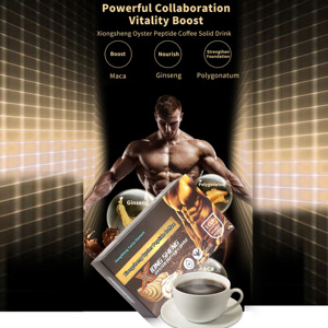 Café Instantáneo OEM con Péptidos de Ostra <span class=keywords><strong>y</strong></span> Extracto de Maca, Suplemento para Mejorar el Rendimiento Masculino, Beneficioso para la Salud de la Próstata - Product Image 5