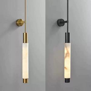 โคมไฟติดผนังหินอ่อนสเปน สไตล์โมเดิร์นมินิมอล สำหรับห้องนั่งเล่น ผนังหลังเตียง ทางเดิน บันได โคมไฟแบบแถวยาว - Product Image 5