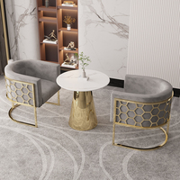 Fauteuil de luxe moderne pour salon, chaise de hall d'hôtel, fauteuil de détente individuel pour salon