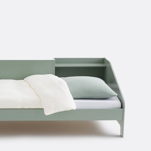 Lit simple en bois avec espace de rangement, meubles de chambre multifonctionnels pour enfants, adultes et personnes âgées - Product Image 4