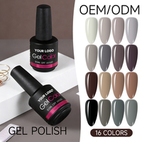 Vernis à ongles professionnel PRO OEM, couleurs mélangées d'usine, fournitures pour ongles, gel longue tenue, marque privée pour salon