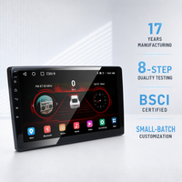 Pemutar DVD Stereo Mobil Android 10 Inch 2G 32G Tahan Suhu Tinggi Kelas Mobil