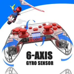 Vendita calda trasparente Wireless BT <span class=keywords><strong>Controller</strong></span> per <span class=keywords><strong>Nintendo</strong></span> <span class=keywords><strong>Switch</strong></span> 6 assi sensore di movimento Gamepad per <span class=keywords><strong>Nintendo</strong></span> <span class=keywords><strong>Switch</strong></span> Pro <span class=keywords><strong>Controller</strong></span> - Product Image 6
