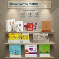 Printer Digital Industri Baru Semi-Otomatis dengan Pengumpan Dokumen Otomatis untuk Panel Kardus Bergelombang dan Panel Sarang Lebah, Lebar Halaman A3, 4-Warna