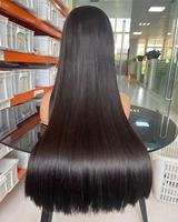 Pelucas de Cabello Humano Natural Brasileño Súper Doble Trama con Encaje HD Real, Peluca de Cabello Liso Vietnamita SDD con Frente de Encaje Transparente, Proveedor de Pelucas