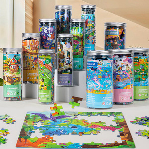 Jouet de puzzle en papier miniature en plastique pour enfants, divertissement pour enfants, puzzle pour enfants - Product Image 2