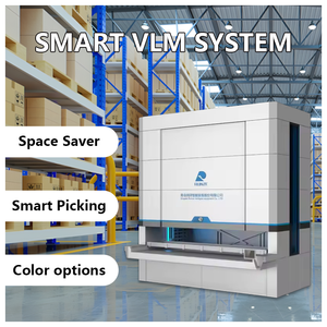 Sistema de almacenamiento de módulo de elevación de carrusel vertical Q235 DE ACERO INTELIGENTE Capacidad de 4000kg Almacén galvanizado de zinc automático duradero - Product Image 2