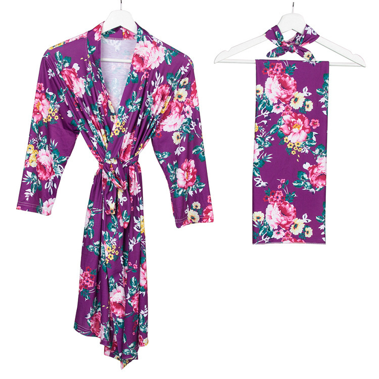 Purple three-piece set