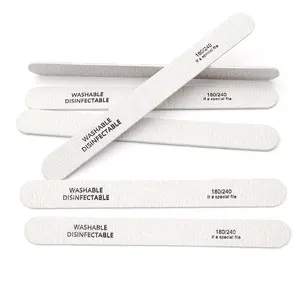 Professional Disposable Wooden Nail Files Double Sided Durable Emery Boards Mini Nail File Private Label Natural Nails Art Tools