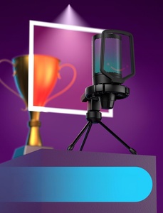 Wireless <b>Microphone</b> with Firm Arm Stand USB AI Voice Changing Direct Monitor Software - Product Image 2