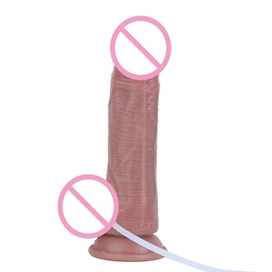 SXXY 21.cm Length 4.5cm Diameter Silicone <b>Dildo</b> with Suction Cup Realistic Squirting <b>Dildo</b> Anal <b>Dildo</b> Artificial Penis for Women - Product Image 3