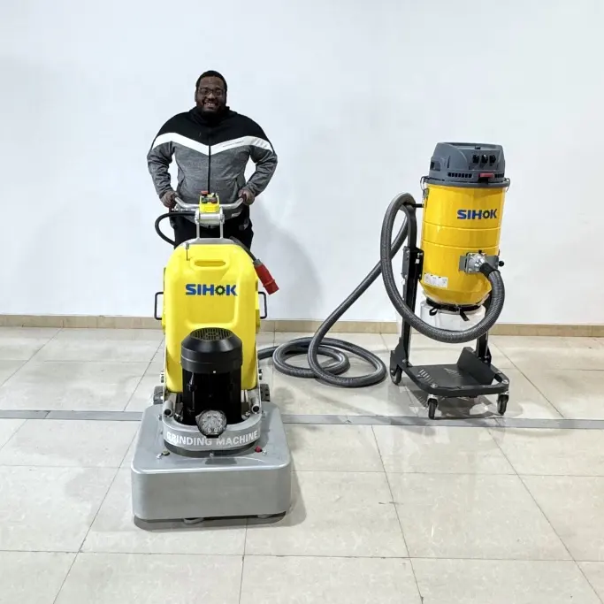 Variable speed 12 disc wet and dry floor polishing machine concrete grinding machine concrete surface grinder