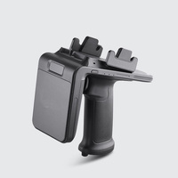 Industrial 20 metros de mano diente azul deslizamiento trasero 2D código de barras Impinj E710 UHF RFID trineo lector para gestión de inventario
