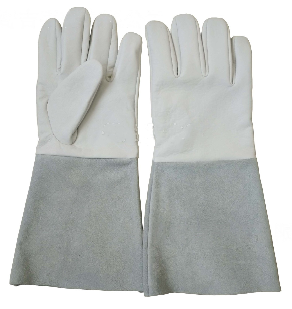 Custom Cowhide Long Sleeve Welder Gloves Flame Retardant and Heat-Protection Labor & Safety Protection Hand and Arm