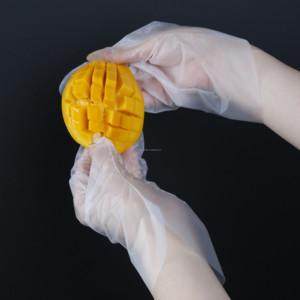 Usage quotidien Manipulation des aliments Ménage Gants jetables en TPE Gants en <span class=keywords><strong>plastique</strong></span> PE de qualité alimentaire pour la cuisine - Product Image 6