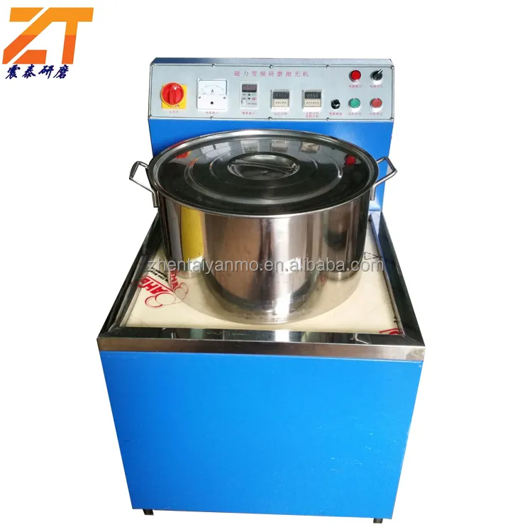 magnetic polishing machine for metal removing rust and burr