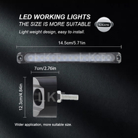 LKT Hochwertige LED-Warnleuchte 15LED Brems rücklicht 12V/24V LED LKW Heck-und Seiten licht für PKW und Anhänger