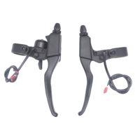 Levier de guidon de trottinette électrique en alliage d'aluminium CORERIDE EB12DQ avec commande par câble, frein à disque mécanique et sonnette