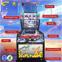 Machine de basketball de luxe durable et performante pour le divertissement et le plaisir
