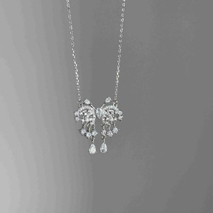 Collar de Perlas Estrelladas en Capas de Plata de Ley S925 para Mujer, Cadena de Clavícula Elegante y Lujosa, Brillante y Exclusivo - Product Image 3