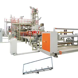 Pvc Banner Flex Maken Machines Dekzeil Productielijn Plastic Extruder Pvc Flex Banner Machine Banner Flex Making Machine