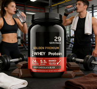 Poudre de protéines de lactosérum de qualité supérieure, saveur chocolat |   24 g de protéines, 5,5 g de BCAA |   29 portions | Complément alimentaire pour le sport