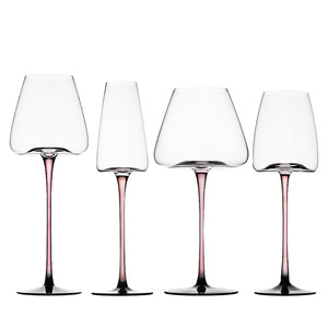 <span class=keywords><strong>Gobelet</strong></span> de Bourgogne de luxe haut de gamme, cadeau d'anniversaire, verre en cristal rose pour filles, verre à vin rouge - Product Image 6