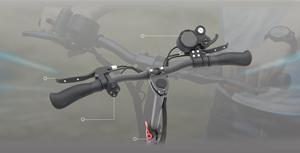 Trottinette pliable KuKirin M4 Max améliorée, double fourche, suspension avant, rouge, double ressort arrière, pneus tout-terrain de 10 pouces - Product Image 3