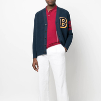 Pull Homme Cardigan Personnalisé Pull Lettre Solide Pull Homme Hiver Tricots