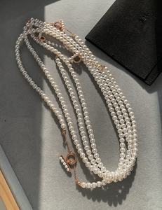 OT Clasp-collar <span class=keywords><strong>de</strong></span> perlas chapado en oro rosa y latón para mujer, joyería personalizada <span class=keywords><strong>de</strong></span> estilo <span class=keywords><strong>joven</strong></span> a <span class=keywords><strong>la</strong></span> moda - Product Image 2